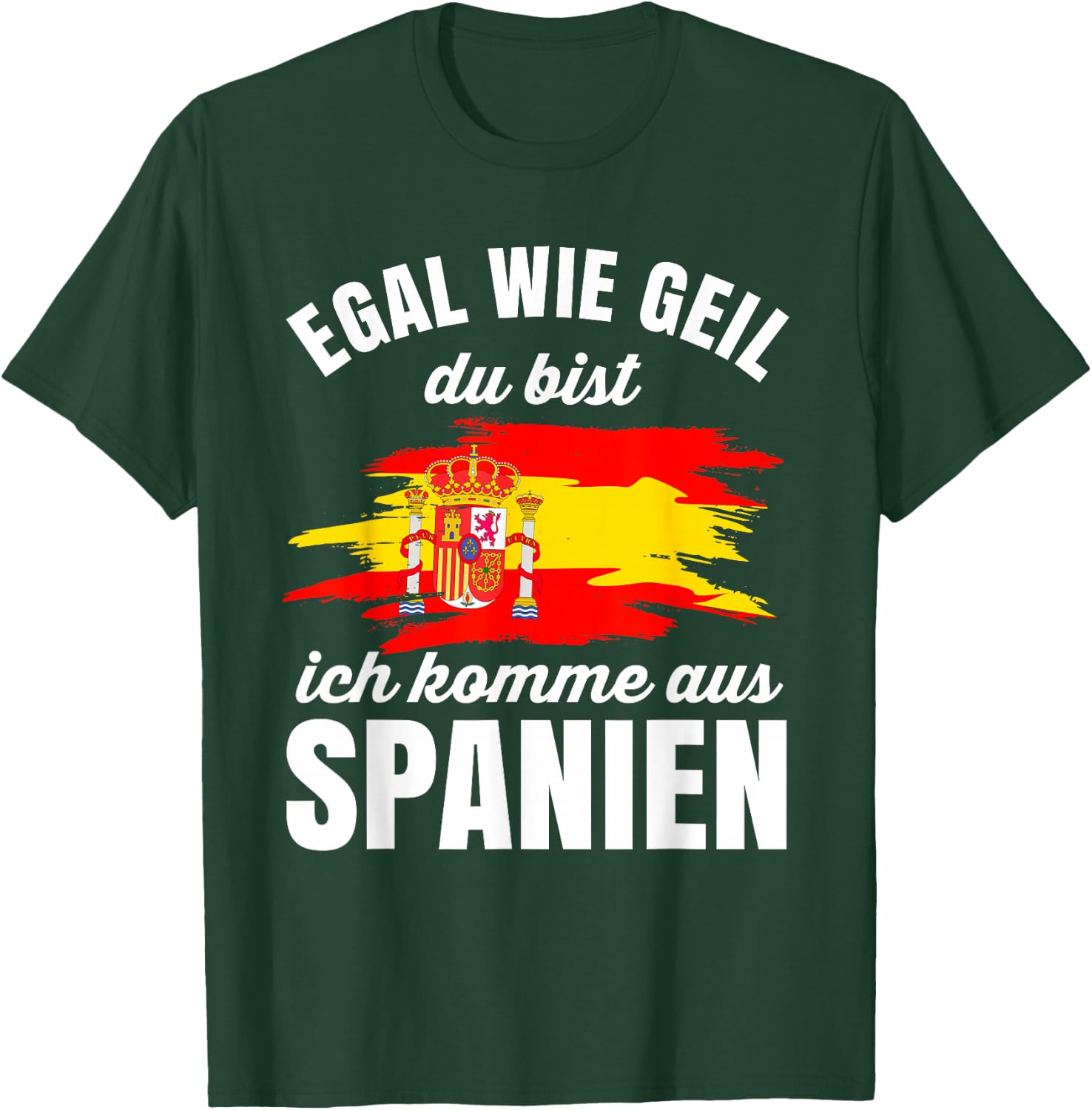 Spanien Damen Madrid Spain Espanol Herren Barcelona T-Shirt - T-Shirt | Forest