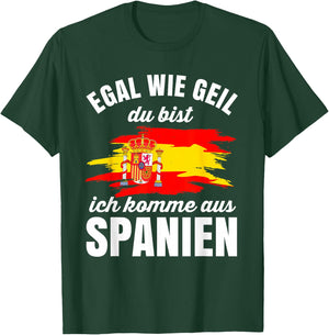 Spanien Damen Madrid Spain Espanol Herren Barcelona T-Shirt - T-Shirt | Forest