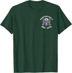 (2 Sided) Generation X EST 1976 Black Sheep of My Family T-Shirt - T-Shirt | Forest
