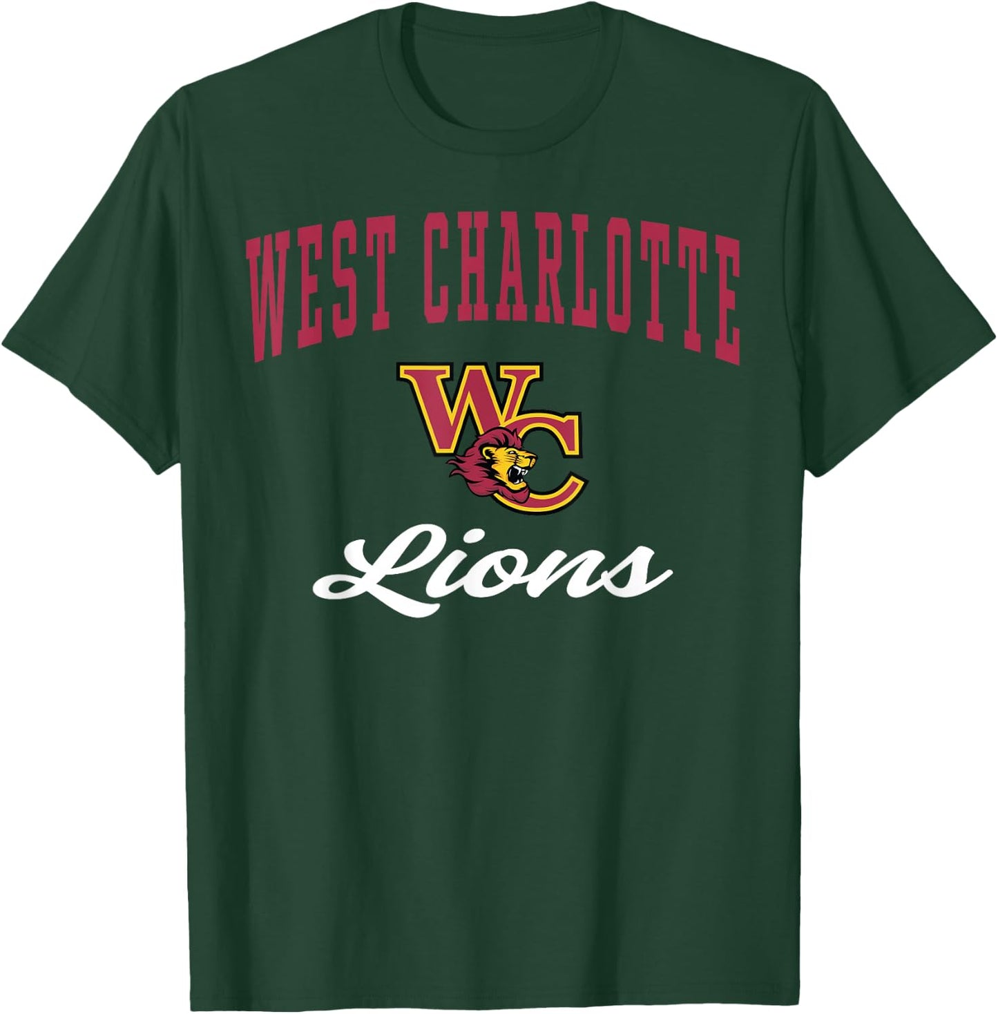 West Charlotte High School Lions T-Shirt - T-Shirt | Forest