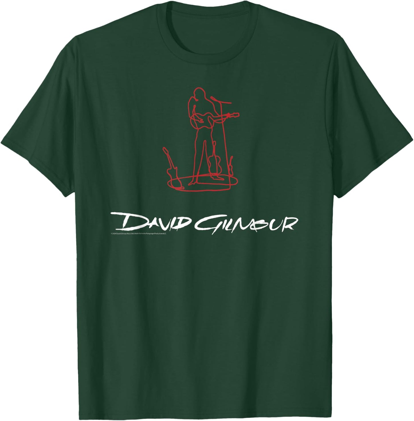 David Glimour Sketched Art White , Black, S T-Shirt - T-Shirt | Forest