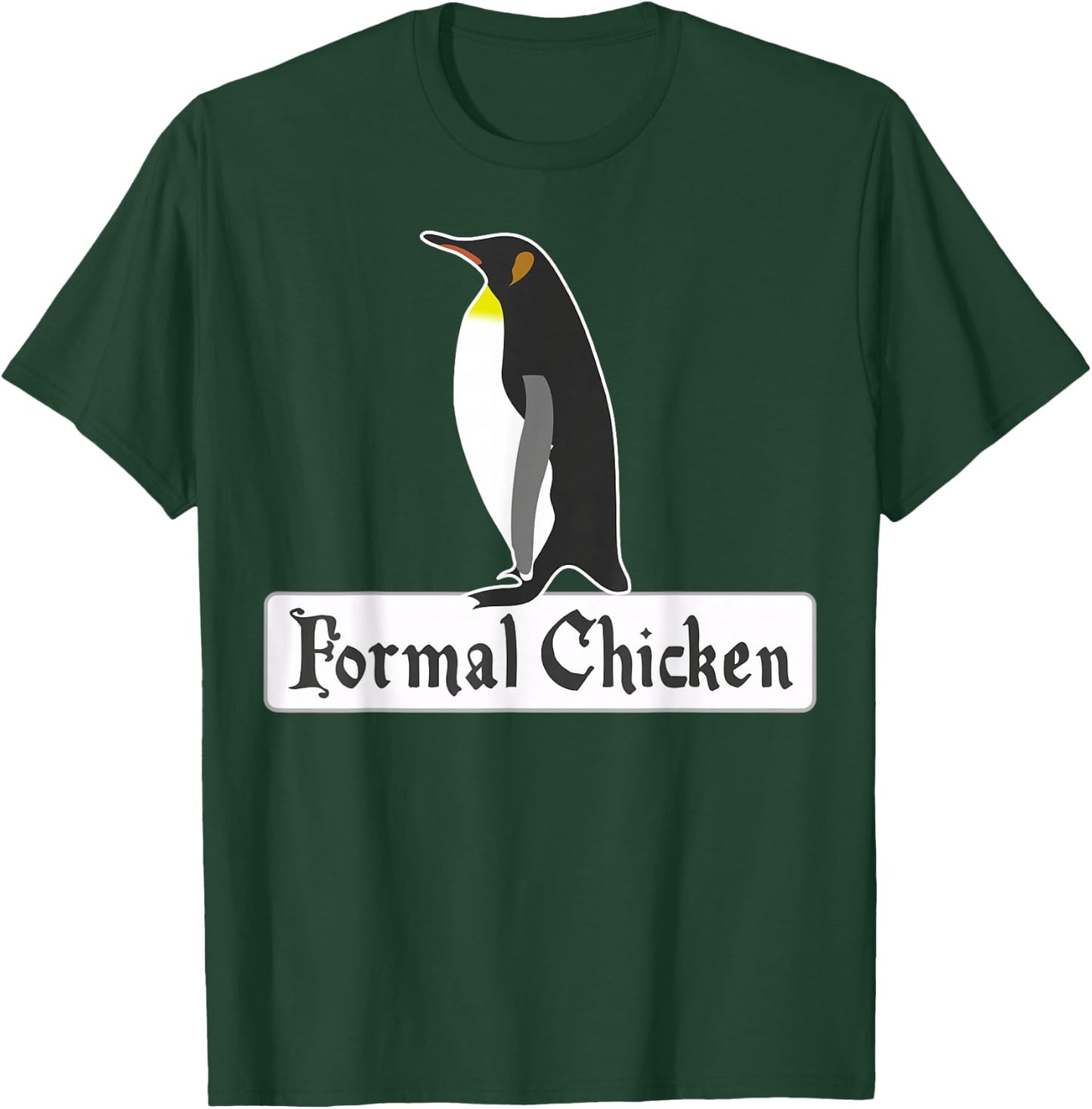 Formal Chicken – Dressed for the Occasion T-Shirt - T-Shirt | Forest
