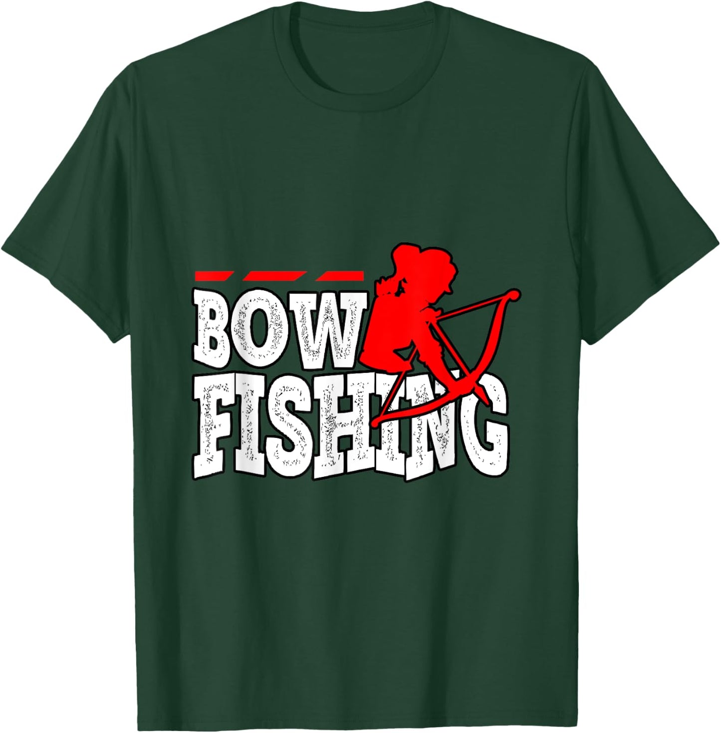Fishinglife Bow Fishing Camping Fish Lover Fisher T-Shirt - T-Shirt | Forest