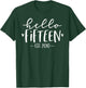 Hello Fifteen Est 2010 15th Birthday Girl 15-Year-Old T-Shirt - T-Shirt | Forest