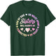 Sisters Will Always Be Connected By Heart Sister Sibling T-Shirt - T-Shirt | Forest