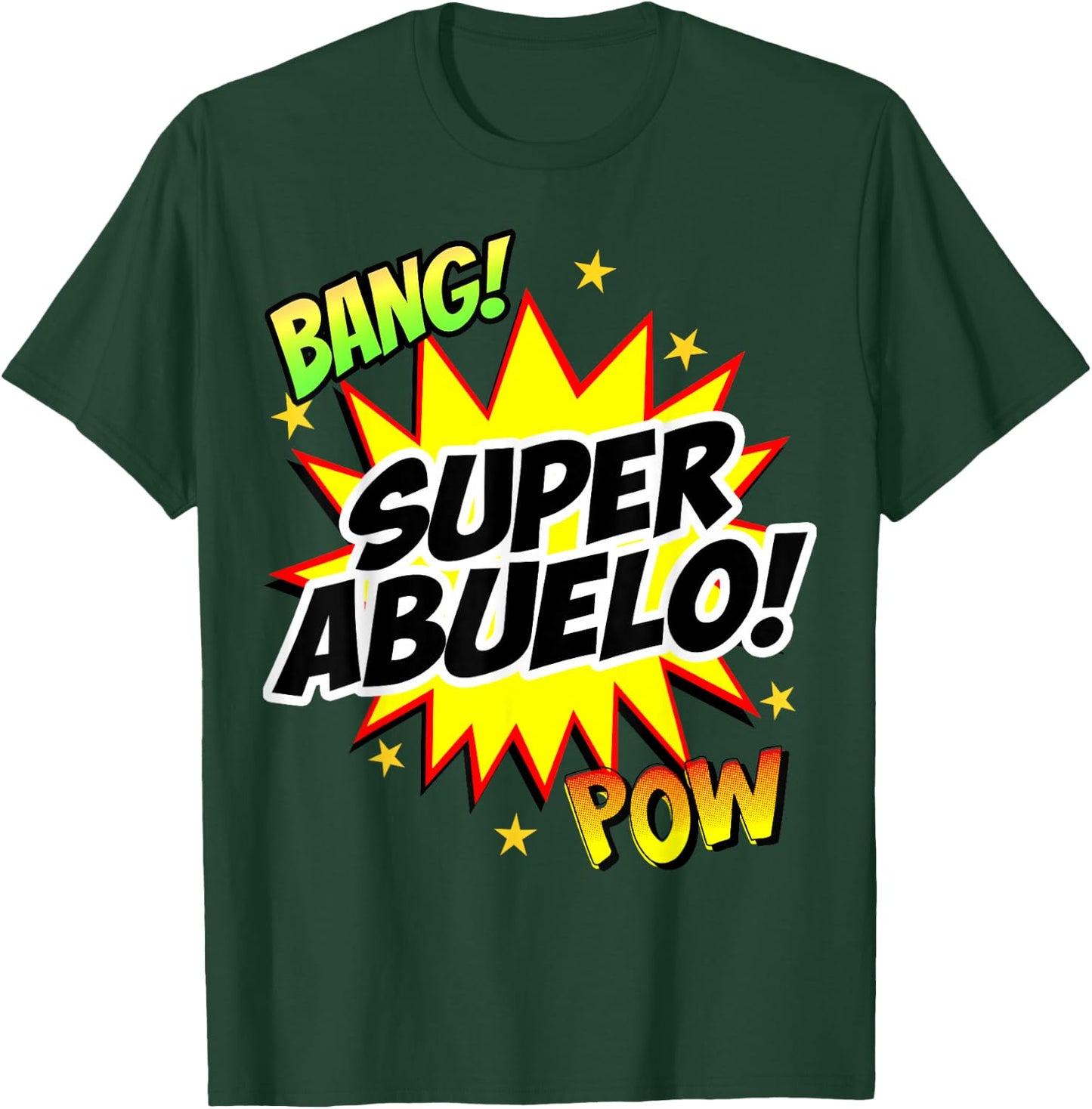 Super Abuelo Spanish Grandpa Grandfather T-Shirt - T-Shirt | Forest