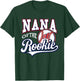 Retro Grandma Nana Of The Number 1 Rookie Baseball T-Shirt - T-Shirt | Forest