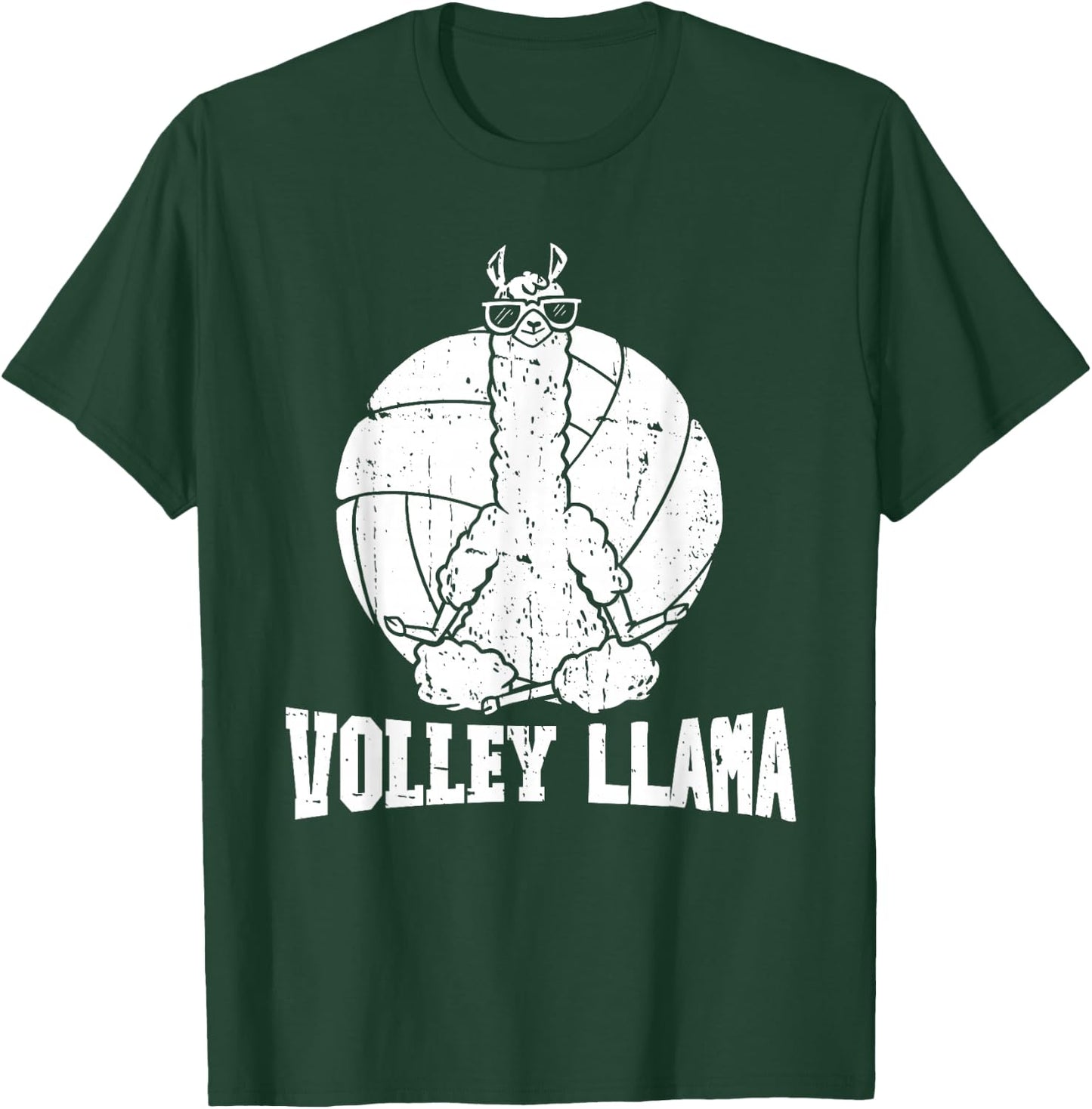 Volley Llama T-Shirt - T-Shirt | Forest