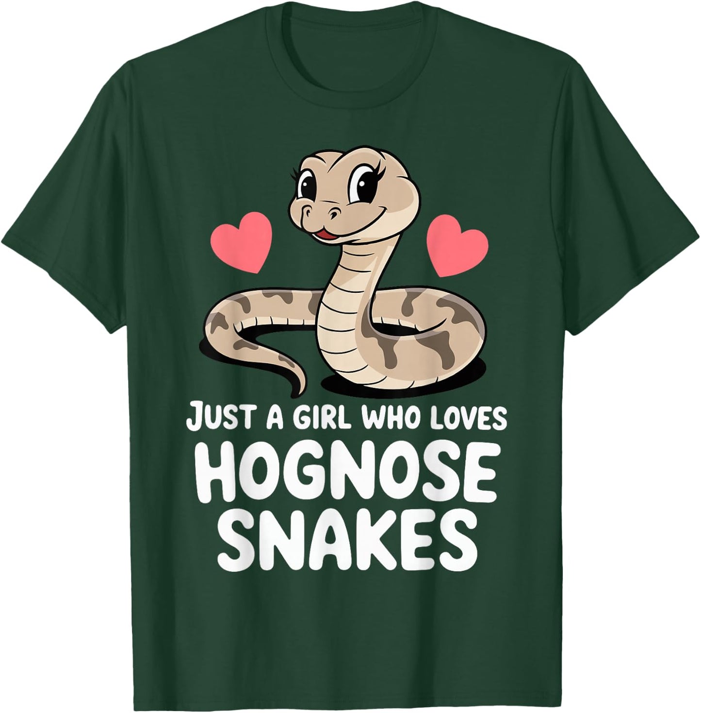 Just A Girl Who Loves Hognose Snakes T-Shirt - T-Shirt | Forest