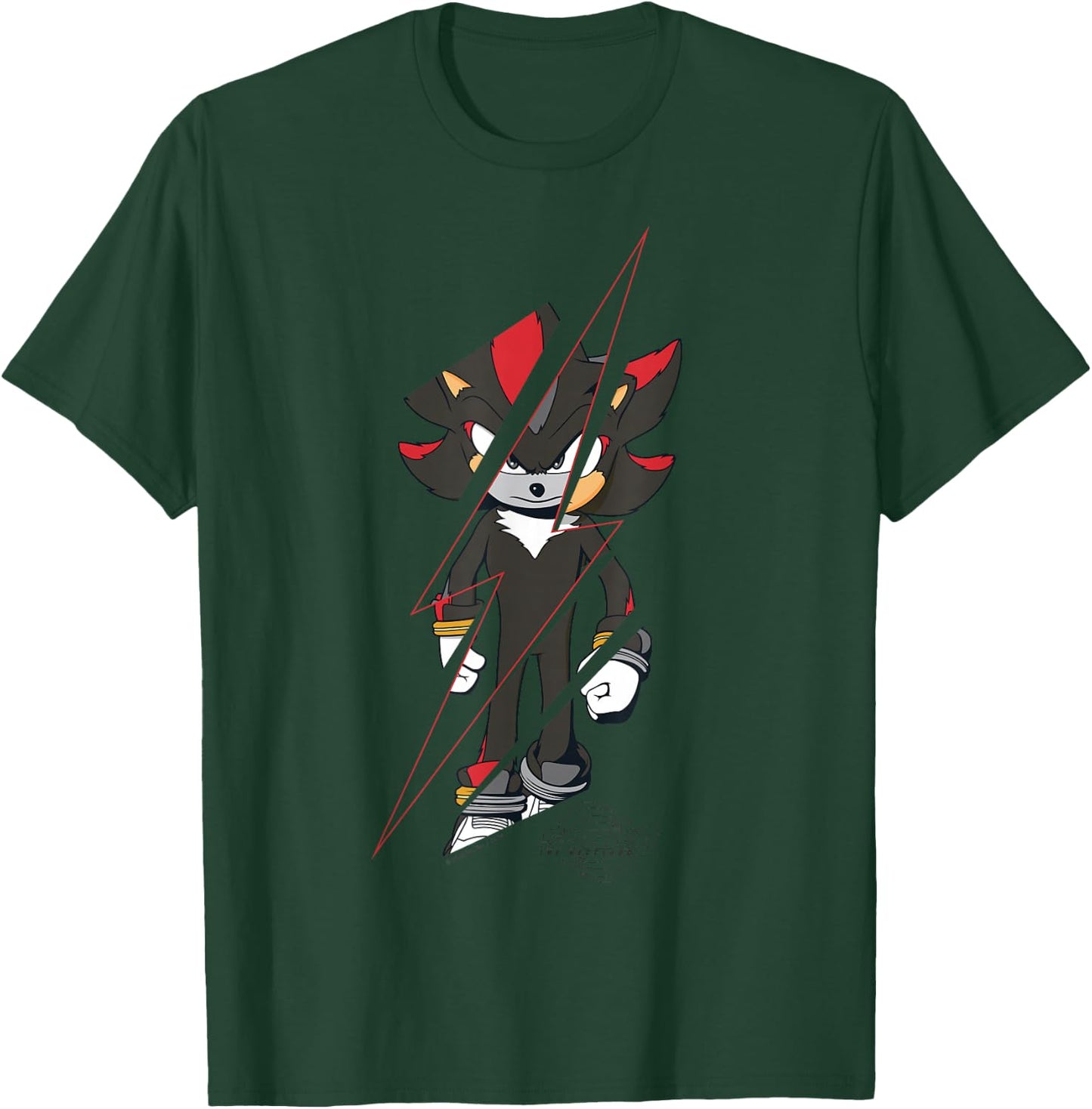 Sonic The Hedgehog 3 - Shadow Bolt T-Shirt - T-Shirt | Forest