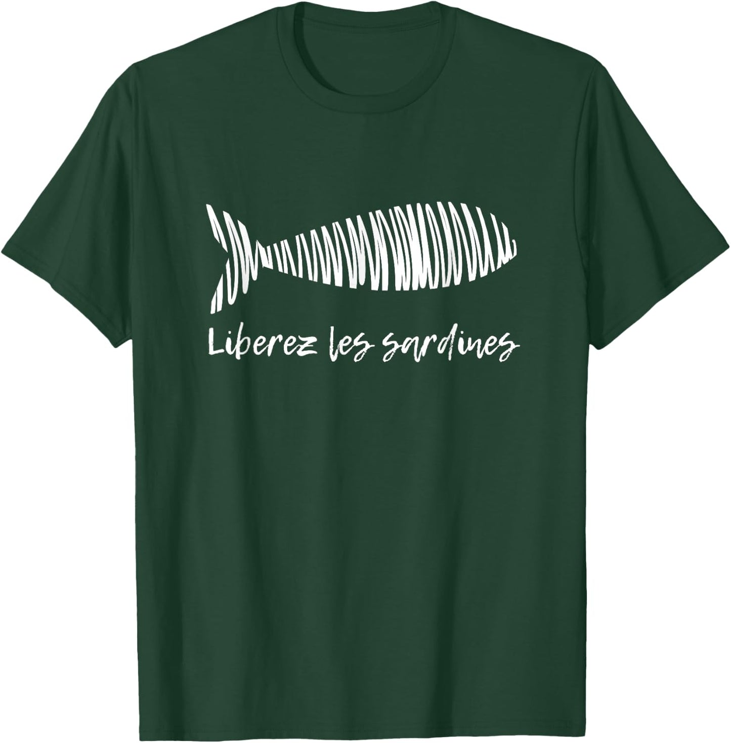 Free Sardines Sardines Sardine Aesthetic Fisherman , Black, S T-Shirt - T-Shirt | Forest