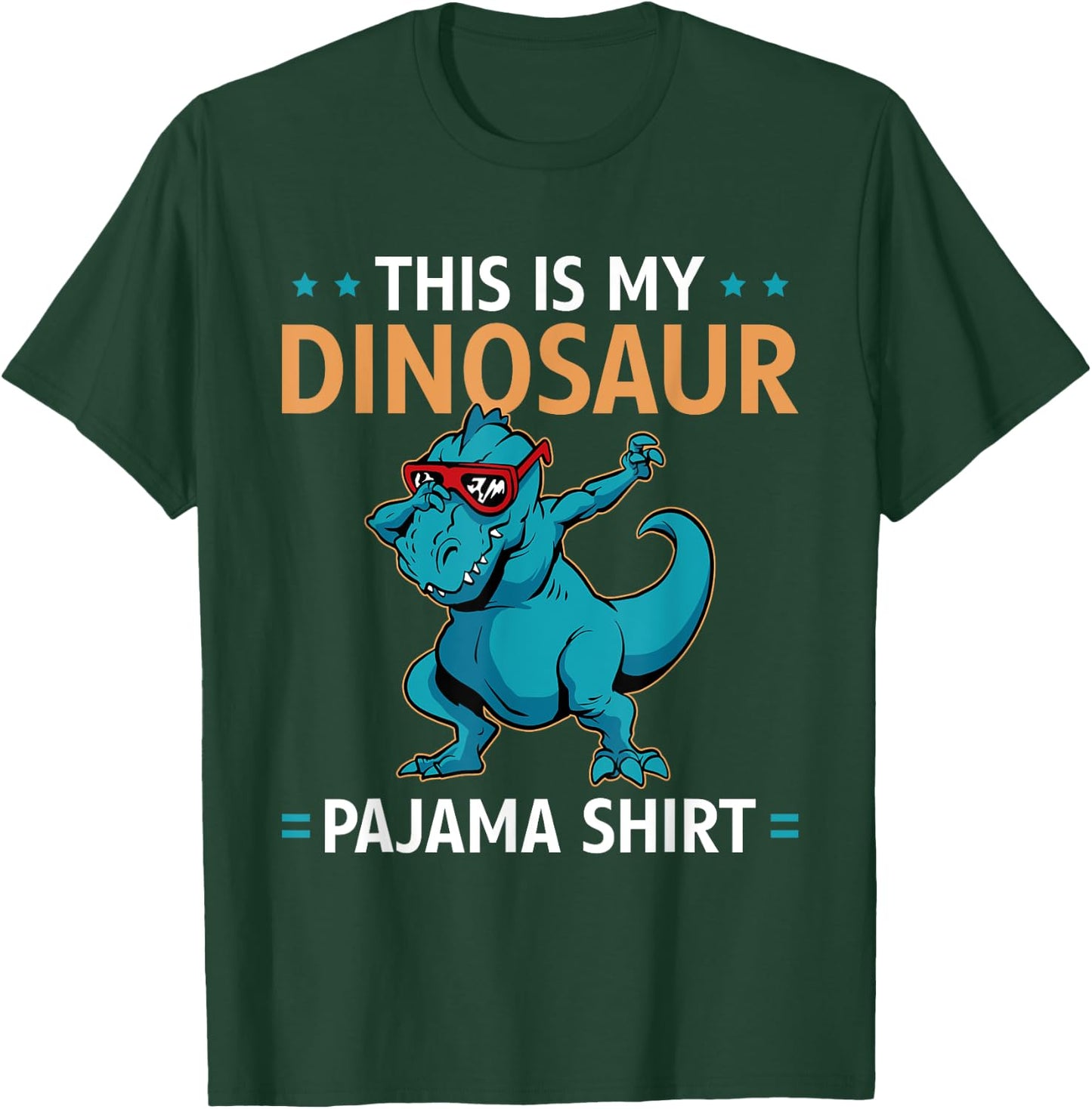 This Is My Dinosaur Pajama Shirt Dinosaur Pajamas T-Shirt - T-Shirt | Forest