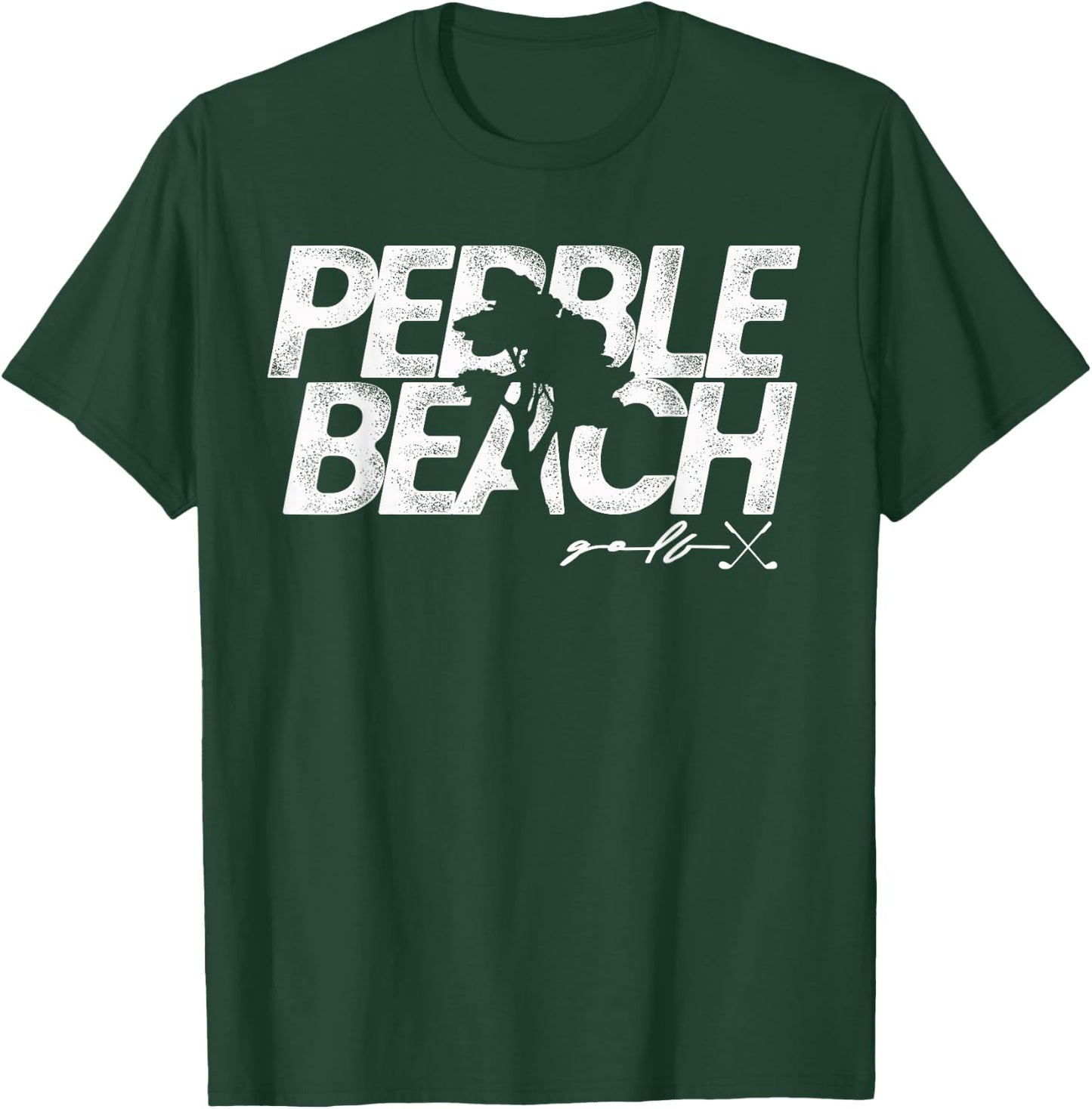 Pebble Beach Golf | Cypress Tree T-Shirt - T-Shirt | Forest