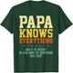 Best Papa Art For Grandpa From Grandkids Father's Day Papa T-Shirt - T-Shirt | Forest