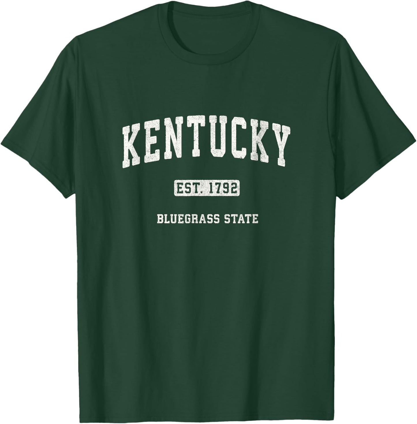 Kentucky KY Vintage Sports Design Retro Varsity T-Shirt - T-Shirt | Forest