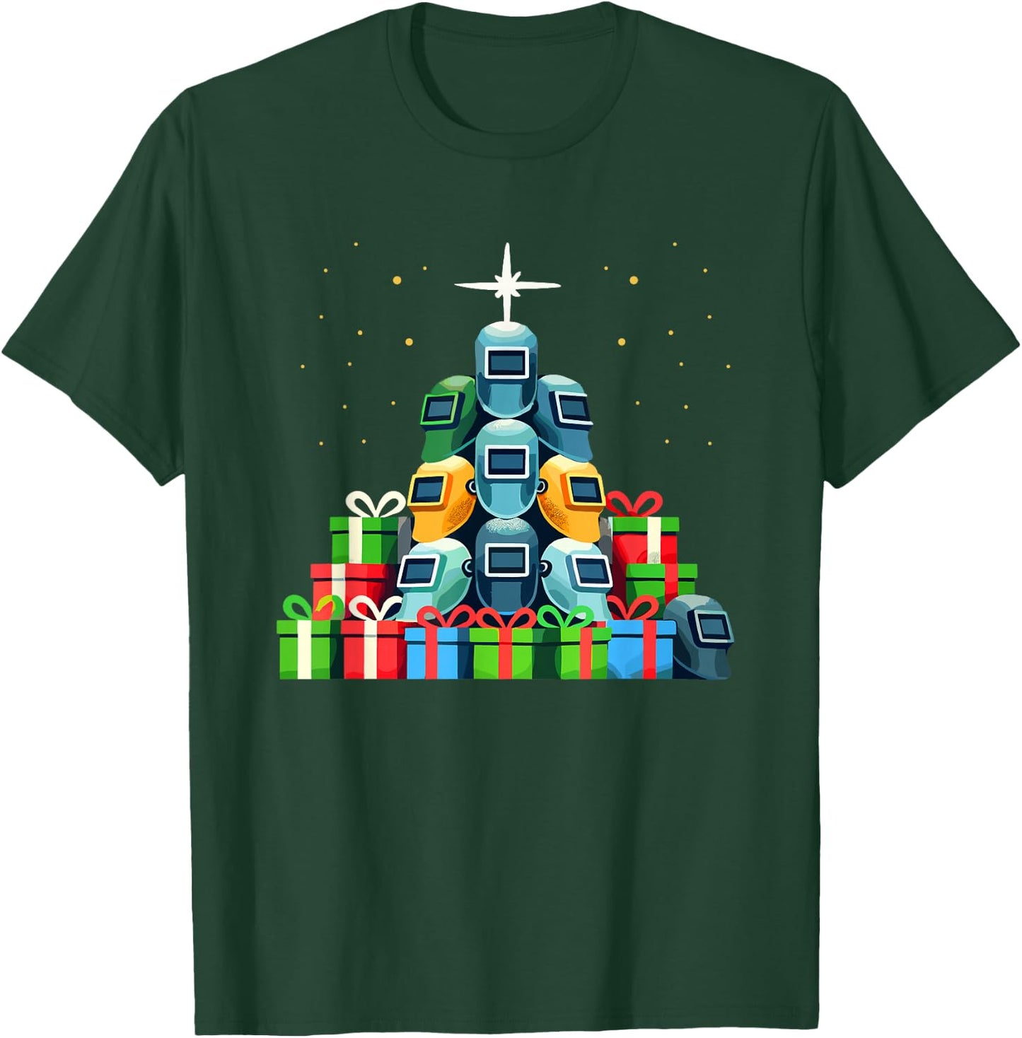 Christmas Tree Mig Welder Metal Weld Welding Welders T-Shirt - T-Shirt | Forest