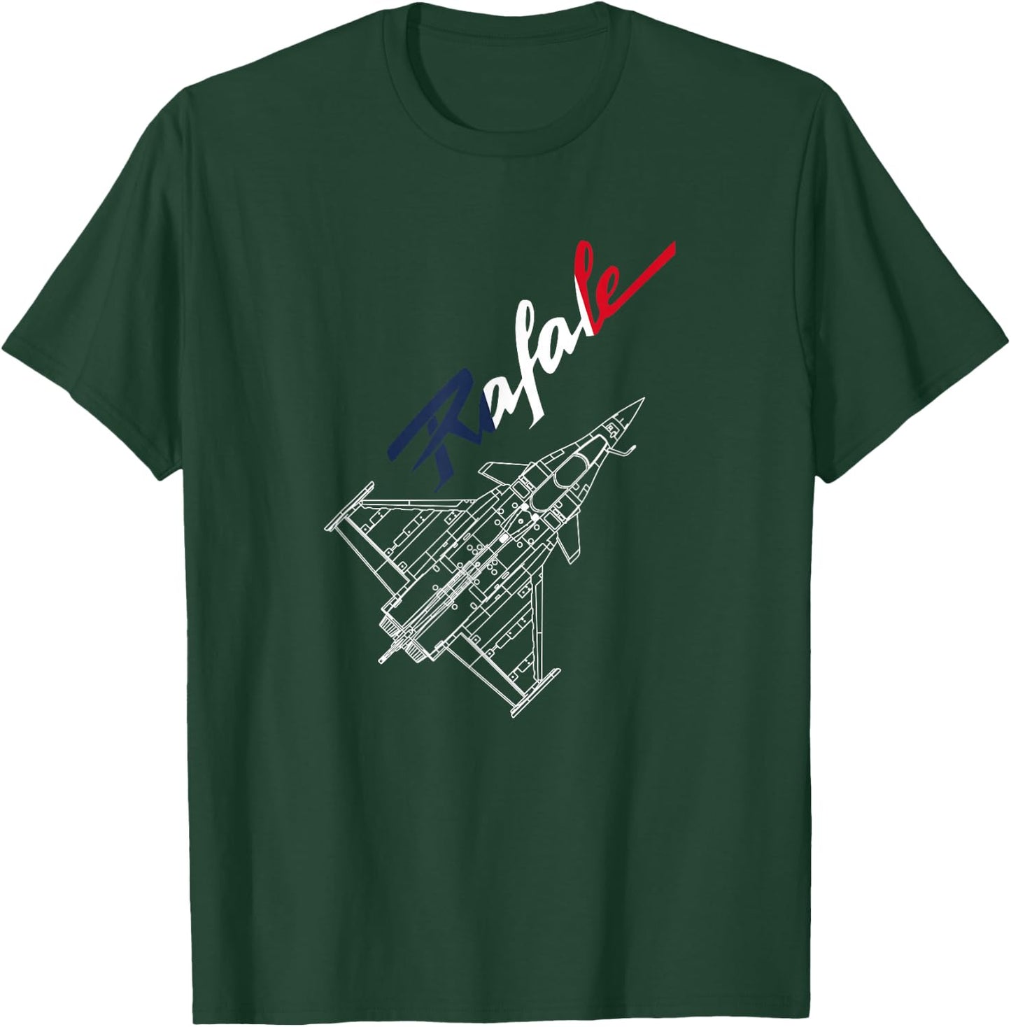 Dassault Rafale French Flag , Black, S T-Shirt - T-Shirt | Forest