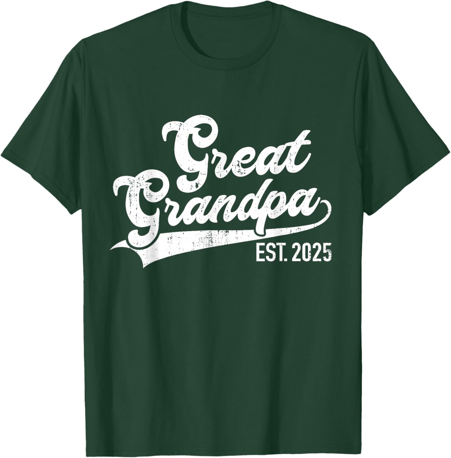 Great grandpa est. 2025 for pregnancy announcement T-Shirt - T-Shirt | Forest