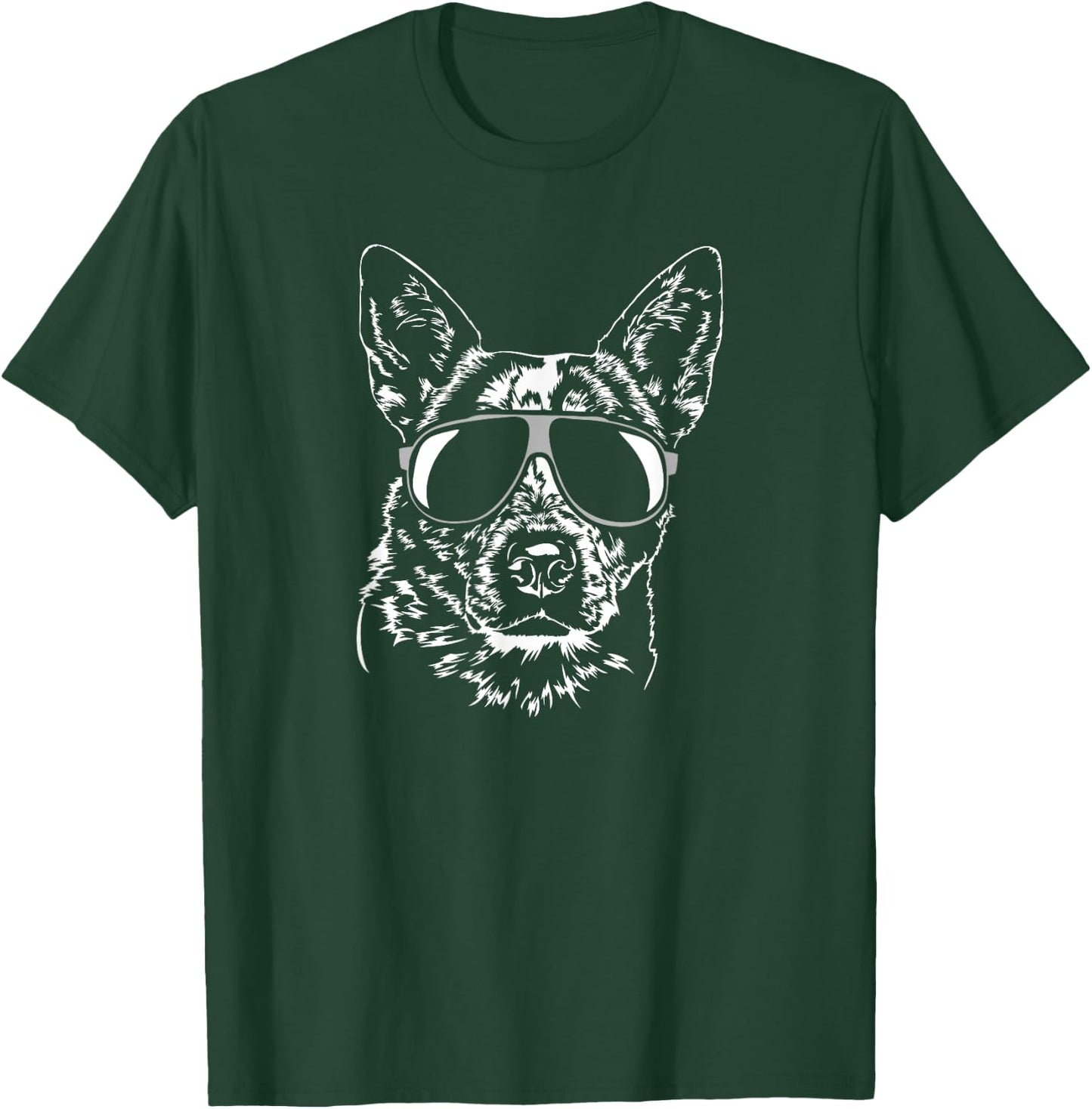 Funny Blue Heeler dog hund Shirt gift breed Women Girls Kids T-Shirt - T-Shirt | Forest