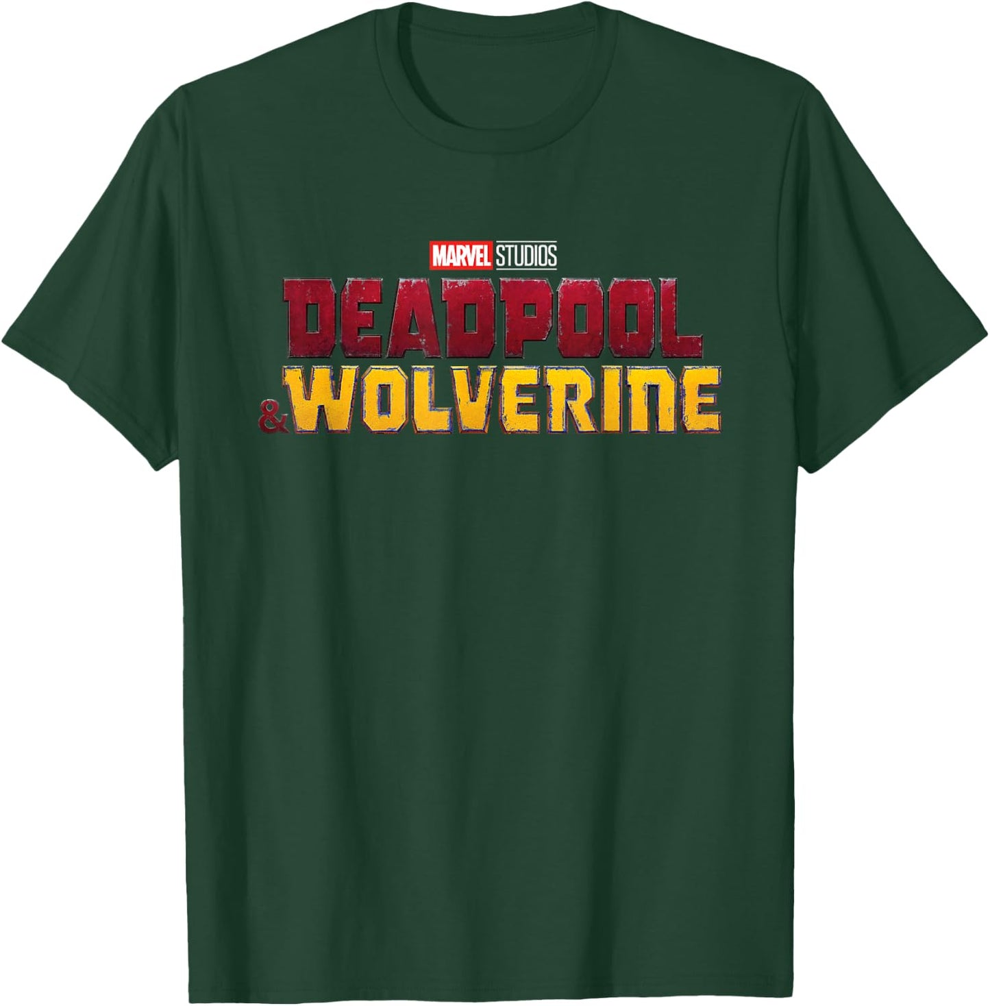 Marvel Studios Deadpool & Wolverine Official Movie Logo T-Shirt - T-Shirt | Forest