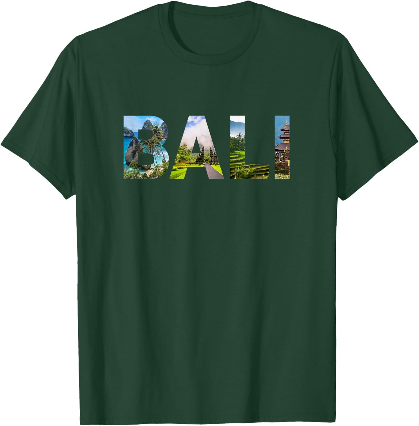 Weltreisender Südostasien Wahrzeichen Indonesien Bali T-Shirt - T-Shirt | Forest