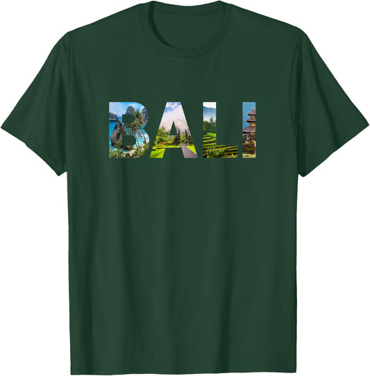 Weltreisender Südostasien Wahrzeichen Indonesien Bali T-Shirt - T-Shirt | Forest