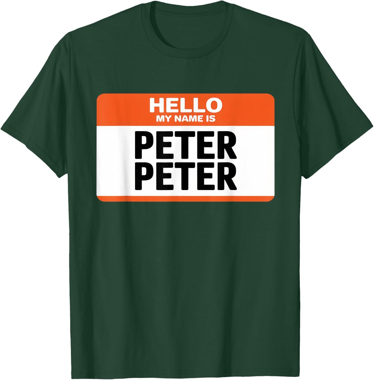 Peter Pumpkin Eater Couples Halloween Name Tag Costume T-Shirt - T-Shirt | Forest