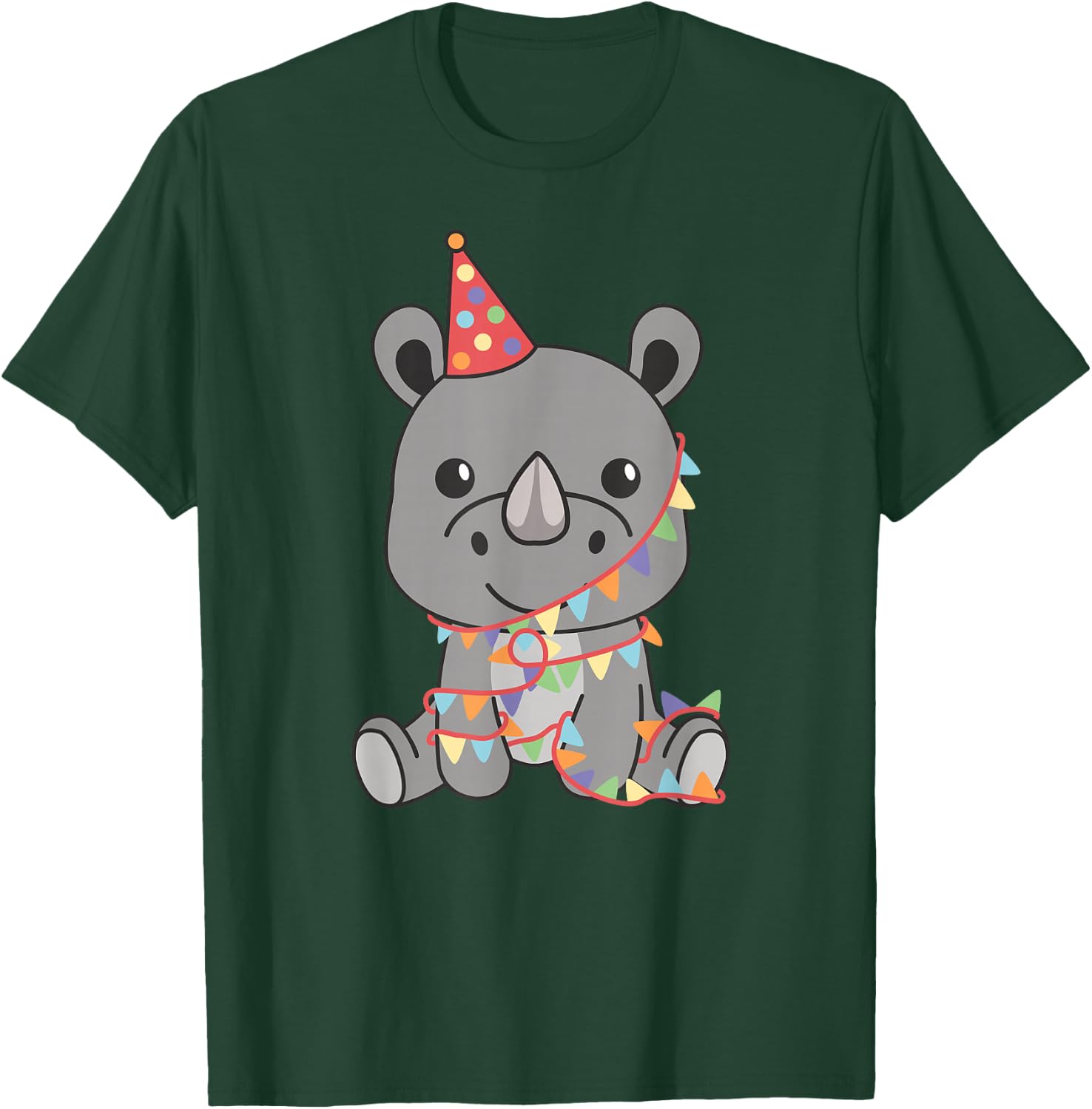 Rhinoceros for Birthday for Children a Birthday Rhino T-Shirt - T-Shirt | Forest