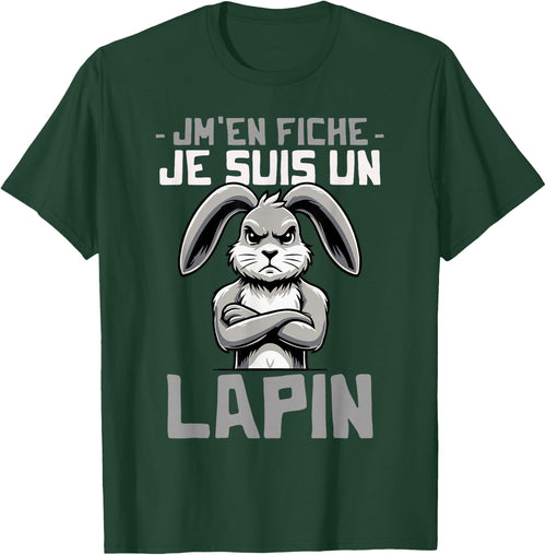 Funny Quote Rabbit Funny Funny Rabbit Design , Black, S