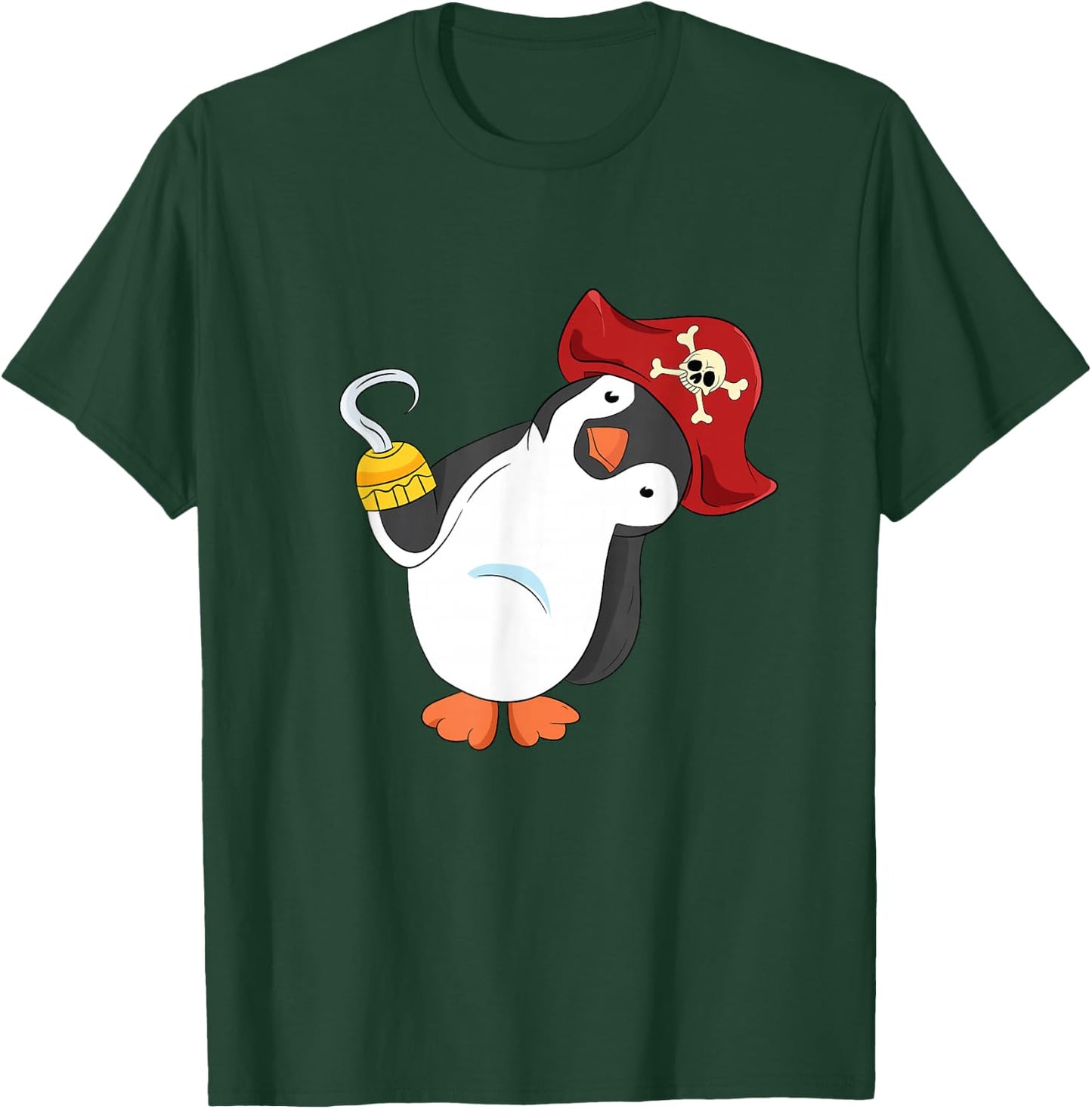Penguin Pirate Zookeeper Boy Girl Zoo Animal Penguin T-Shirt - T-Shirt | Forest