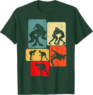 Wrestling Wrestling Child Man , Black, S T-Shirt - T-Shirt | Forest