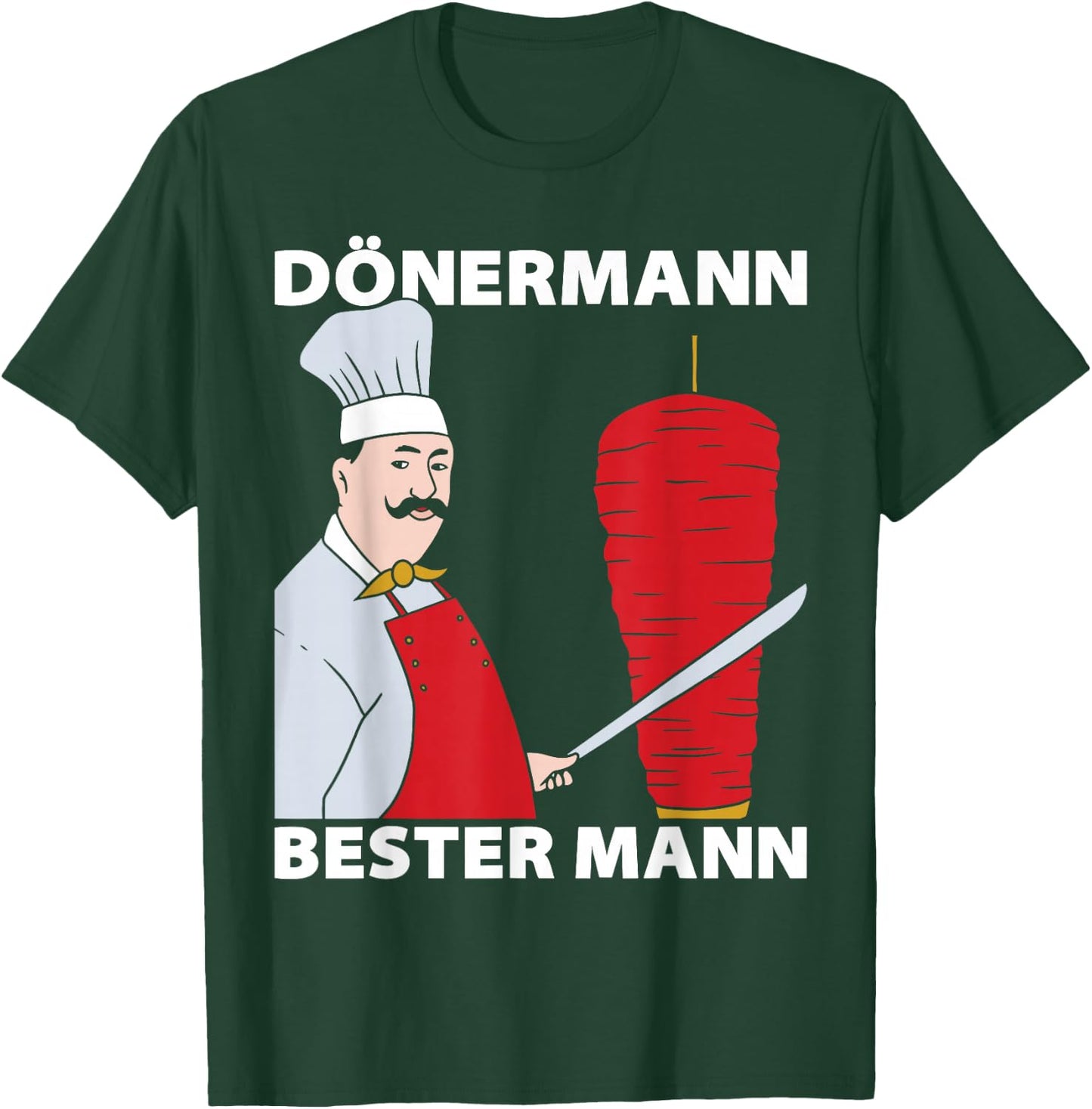 Dönermann Bester Mann Kebab Liebhaber Döner Spieß Dürüm T-Shirt - T-Shirt | Forest
