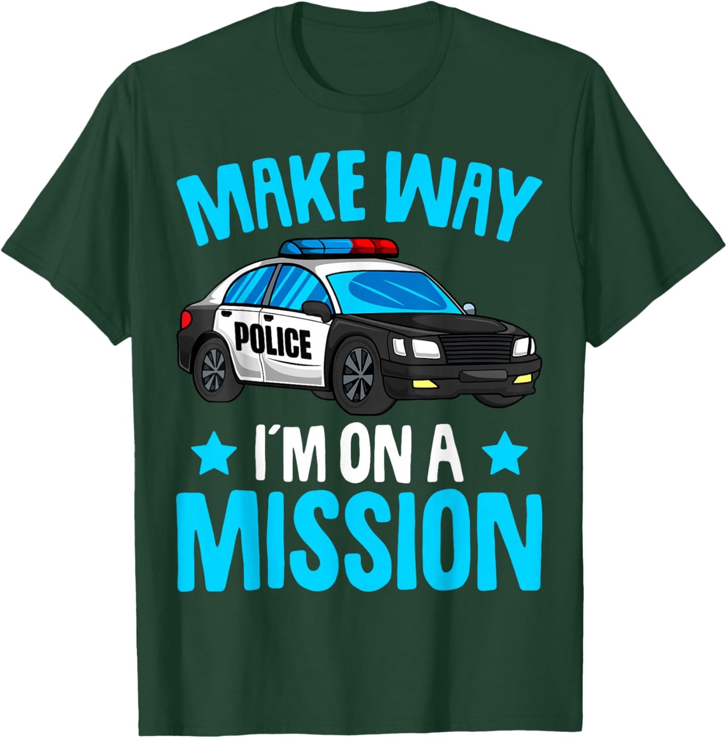 Police Officer Policeman Cop Boys Kids Toddler T-Shirt - T-Shirt | Forest