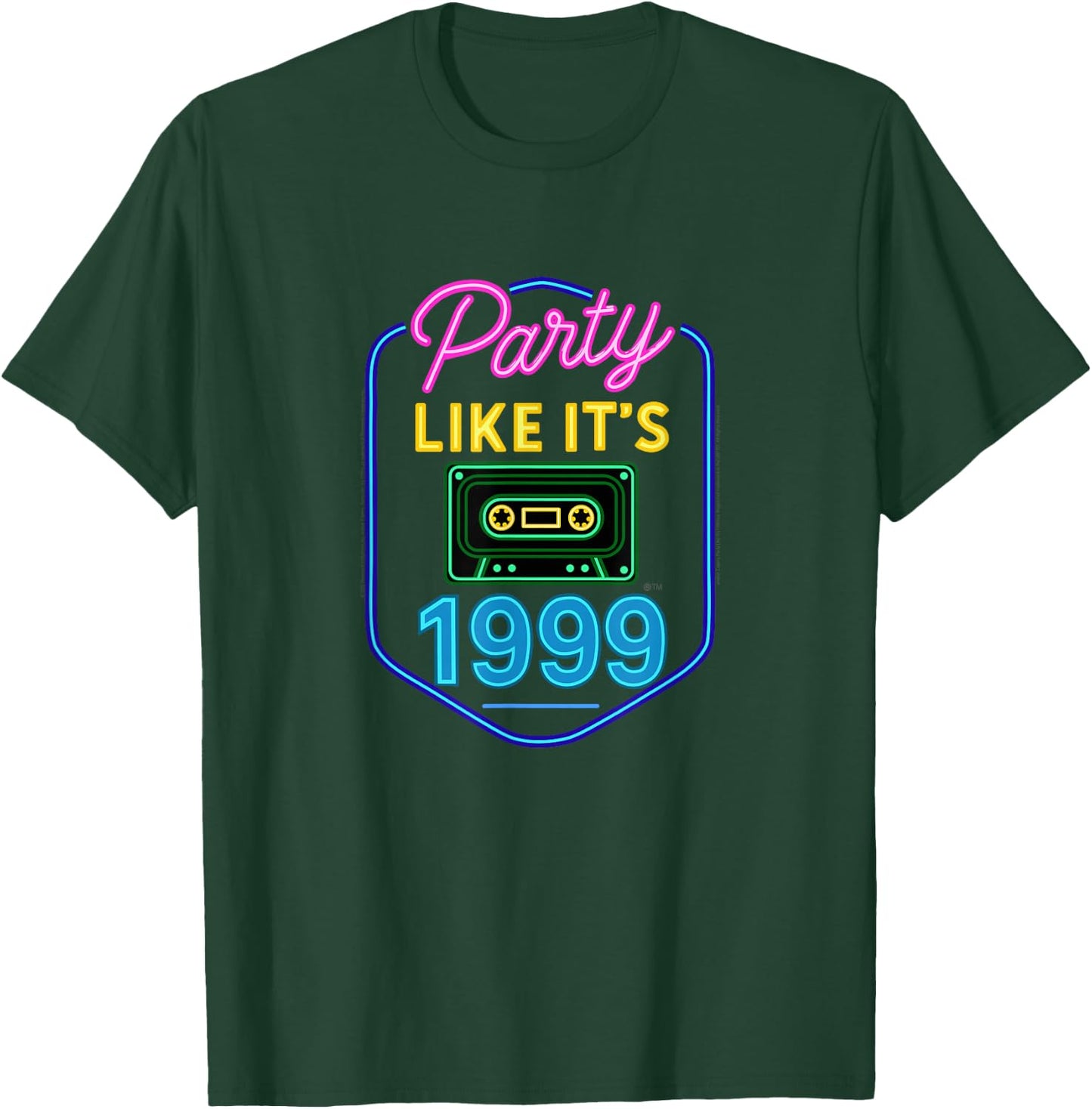 Party Like Its 1999 - Design KB-1004A - Clean T-Shirt - T-Shirt | Forest