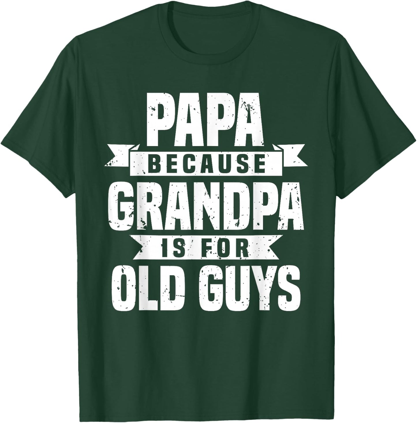 Funny Papa Design For Grandpa Papi Papaw From Grandkids Papa T-Shirt - T-Shirt | Forest