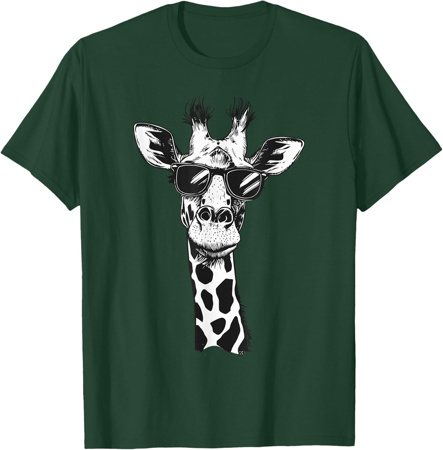 Giraffe Mit Sonnenbrille T-Shirt - T-Shirt | Forest