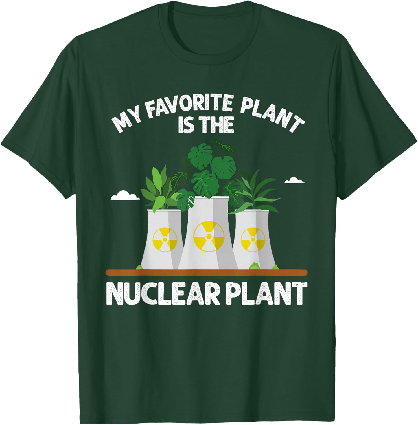 Funny Nuclear Plant Design Women Nuclear Engineering T-Shirt - T-Shirt | Forest