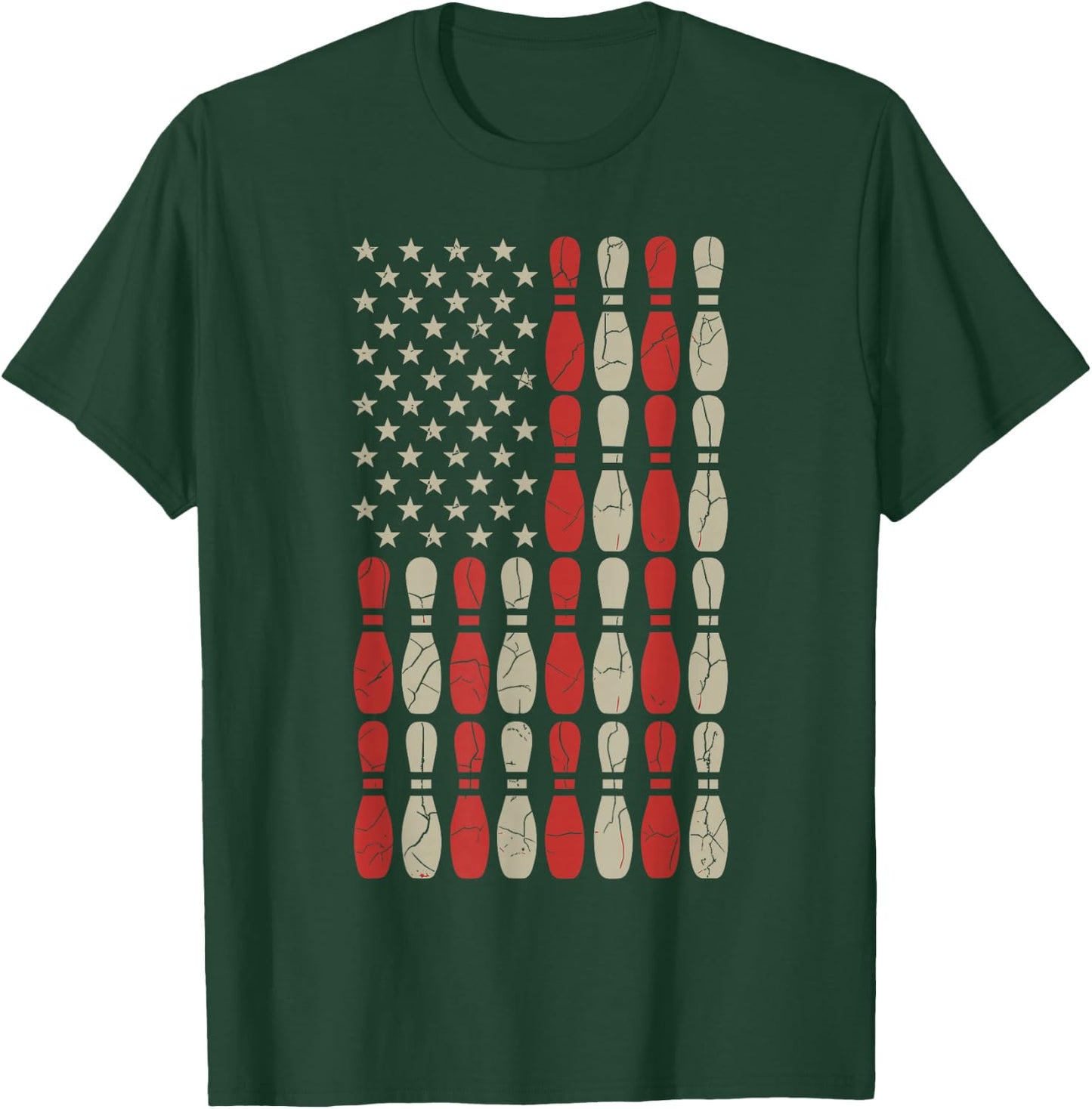 USA Bowling American Bowler T-Shirt - T-Shirt | Forest