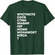 Wyctmcts Dgtr Ctmh Whsmf Isp Nowk Wchawoet Wbca T Literary T-Shirt - T-Shirt | Forest