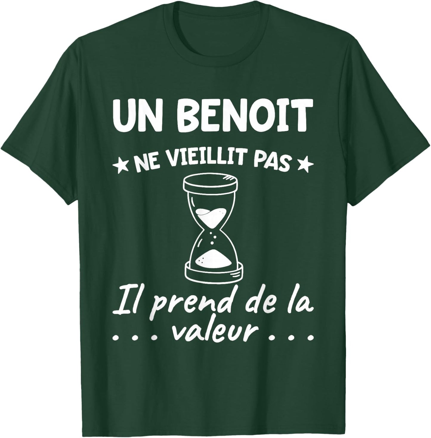 Benoit Value | Birthday Funny Funny Dad Father Name T-Shirt - T-Shirt | Forest