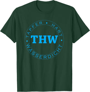 THW Brave Hard Waterproof Technical Helper , black, s T-Shirt - T-Shirt | Forest