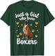 Cool Boxer Dog For Girls Women Kids Dog Trainer Boxer Lovers T-Shirt - T-Shirt | Forest