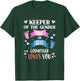 Keeper Of The Gender Pink Or Blue Godmother Loves You Women T-Shirt - T-Shirt | Forest