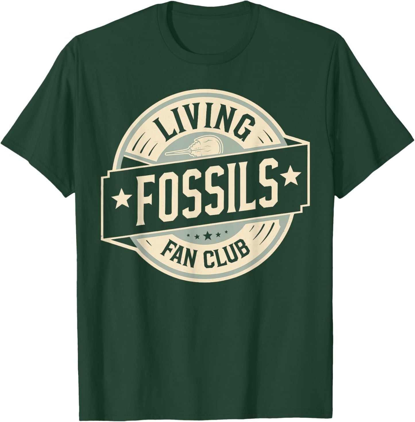 Living Fossils Fan Club Horseshoe Crabs T-Shirt - T-Shirt | Forest