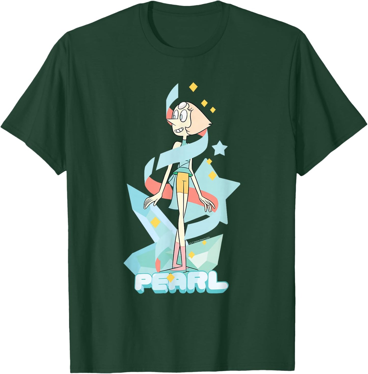 Steven Universe Pearl Power T-Shirt - T-Shirt | Forest