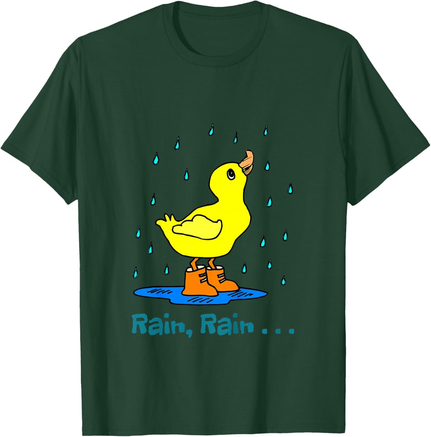 Rain rain go away short sleeve for youth T-Shirt - T-Shirt | Forest