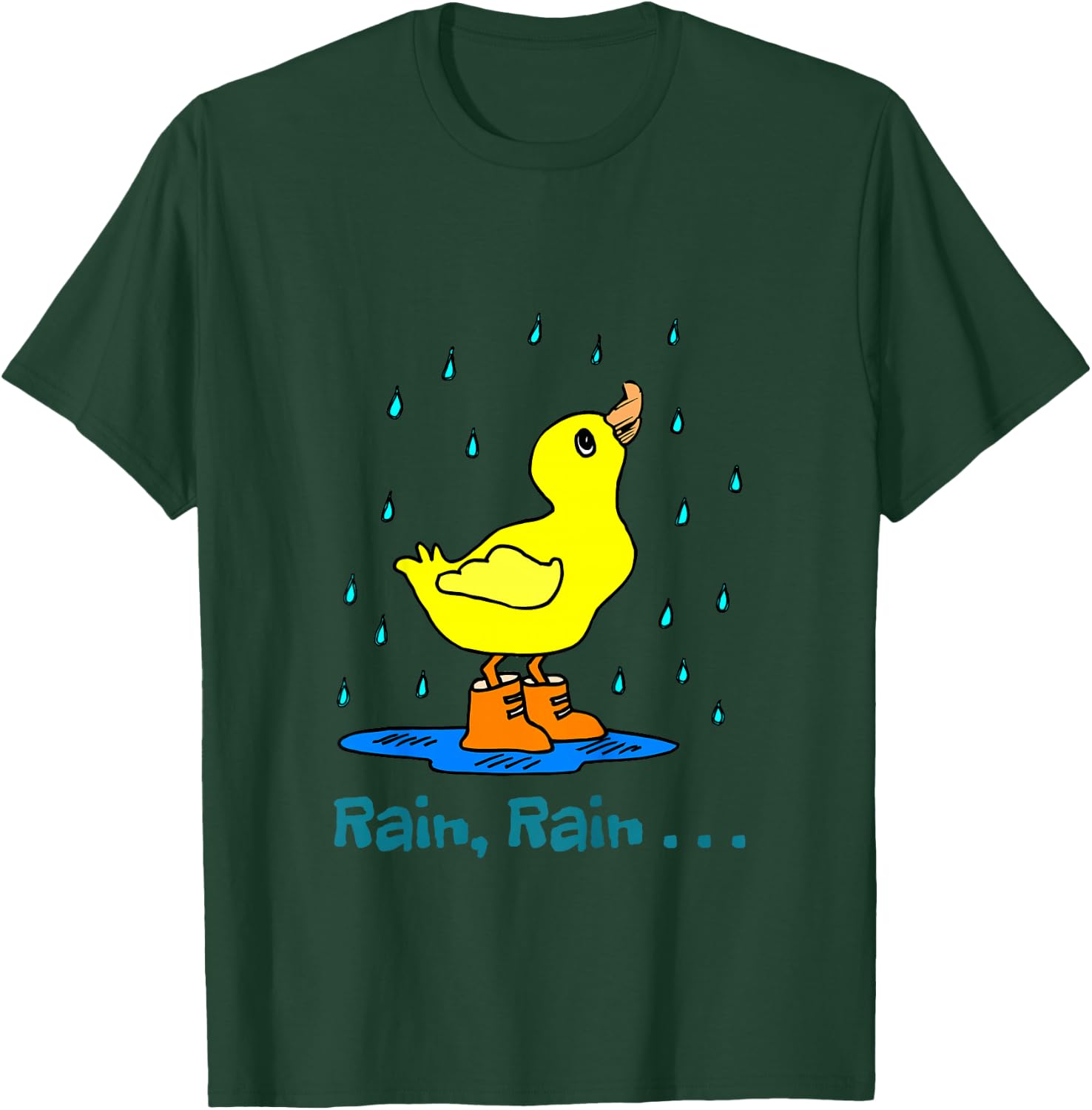 Rain rain go away short sleeve for youth T-Shirt - T-Shirt | Forest