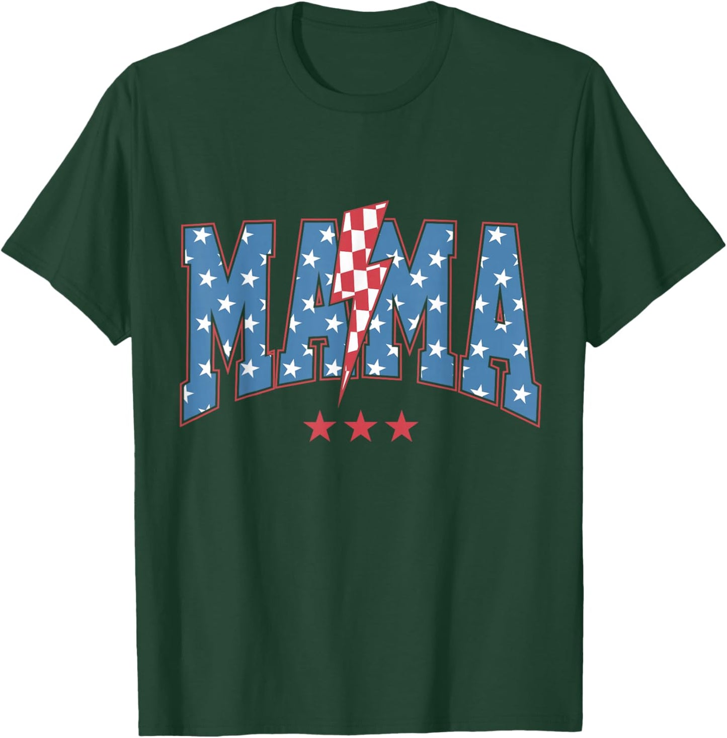 Mama Dada Mini 4th of July American Family Matching T-Shirt - T-Shirt | Forest