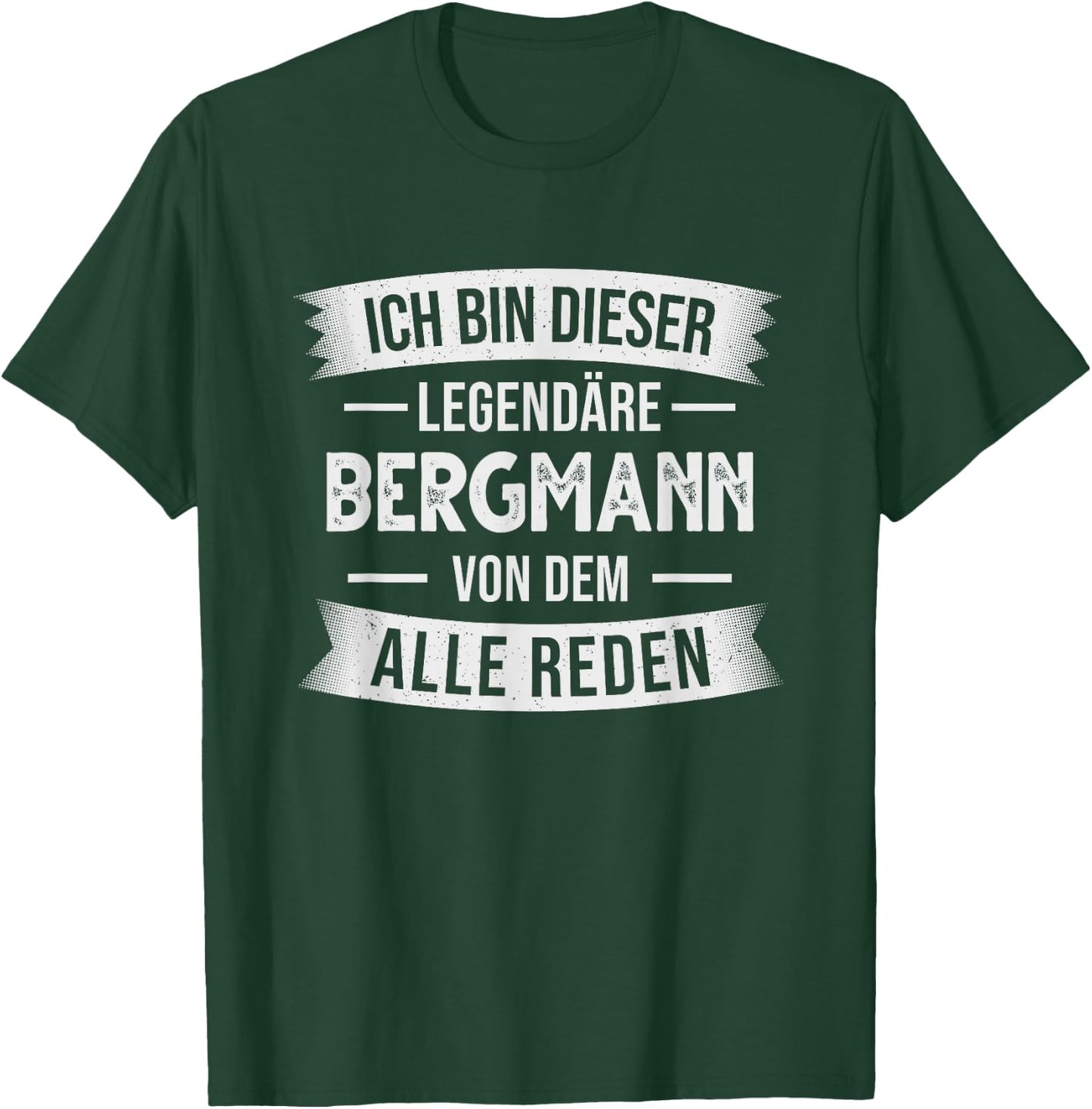 Bergbau Bergarbeiter Ich Bin Dieser Legendäre Bergmann , black T-Shirt - T-Shirt | Forest