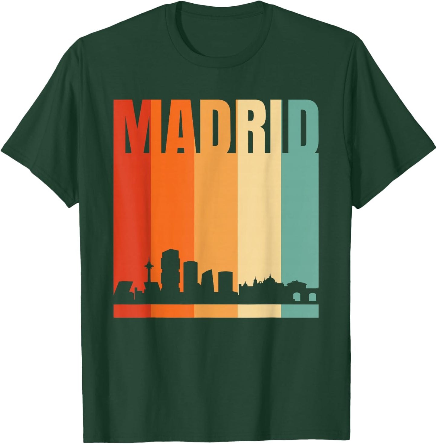 Madrid Skyline T-Shirt - T-Shirt | Forest